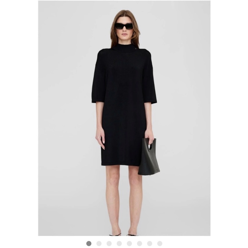 Anine Bing Claudia Classic Black dress NWT